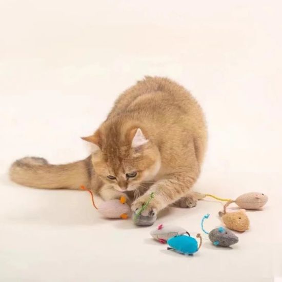 Jouet pour chat avec souris mignonne