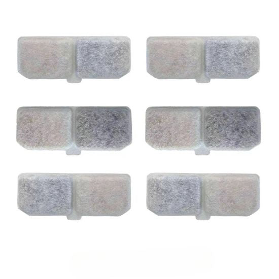Filtres de rechange charbon résine pour fontaine à eau chat filtration optimale