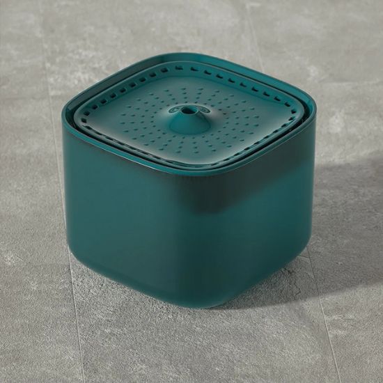 Fontaine à eau chat verte pour hydratation optimale