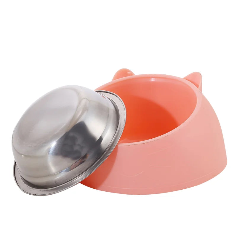 gamelle chat surélevée ergobowl avec bol inox amovible