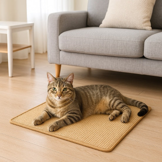Tapis Griffoir Mural chat - Protection de Canapé en Sisal