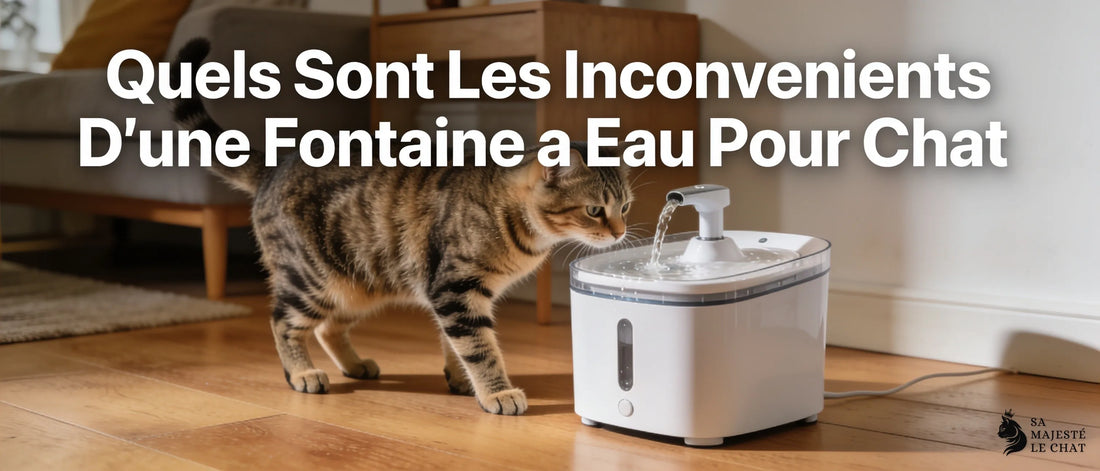 Quels sont les inconvénients d'une fontaine à eau pour chat ?