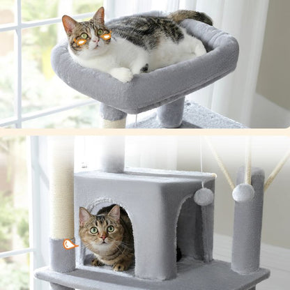 Arbre-a-chat-bois-lit-pour-chat-condo