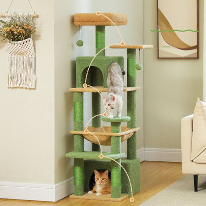 Arbre-a-chat-cactus-multi-chats-perchoir-maison-hamac-pour-chat