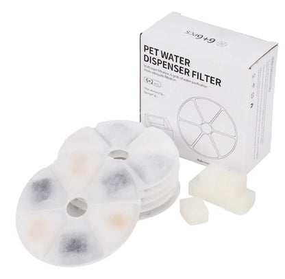filtre charbon résine remplacement pour fontaine chat en inox design fleur