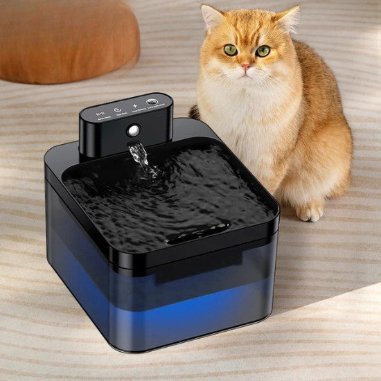 Fontaine a eau chat avec batterie sans fil – Ochat™