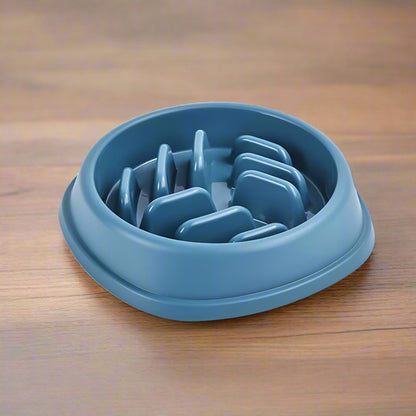 Gamelle anti glouton CatBowl bleu picots antidérapante non toxique