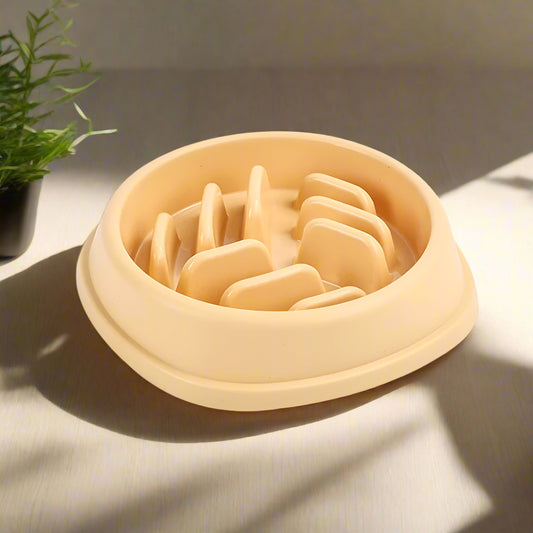 Gamelle anti glouton avec picots pour croquettes et aliments humides