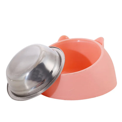 gamelle chat surélevée ergobowl avec bol inox amovible