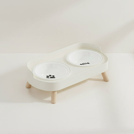 Gamelle Chat - Surélevée en Céramique - CatsBowl™