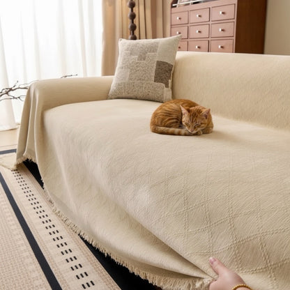 Housse de canapé chenille anti-griffe - Nid Félin