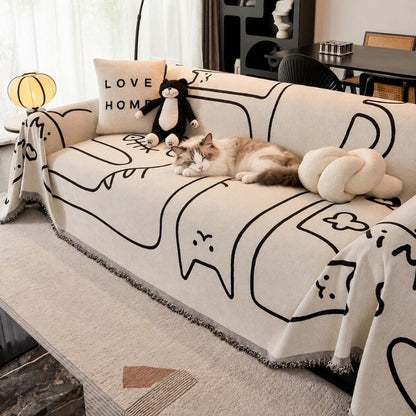 Housse de canapé anti-griffures pour chat - GriffArt