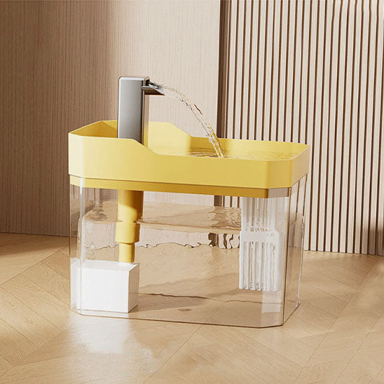 fontaine eau chat hydratation idéale réservoir transparent filtre blanc jet continu pour inciter le chat à boire facilement l'eau propre et fraîche