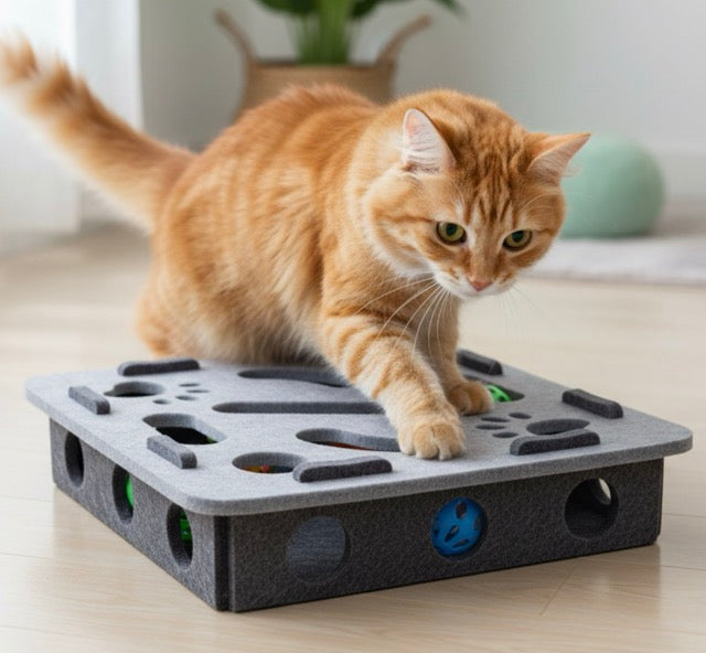 Jouet Interactif pour Chat- Puzzle
