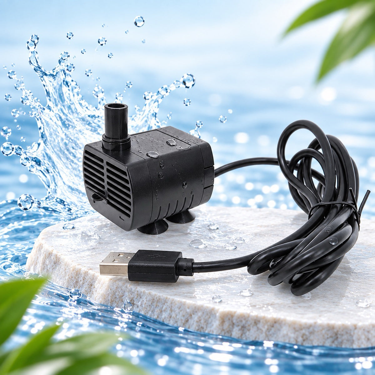 FONTAINE A EAU POUR CHAT CERAMIQUE - Ultra Silencieuse 1L - H2OPurr™