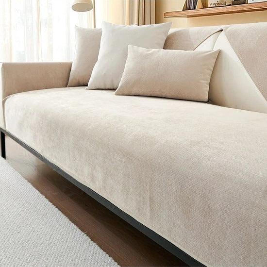 protection canapé chat anti-griffes beige imperméable antidérapant 