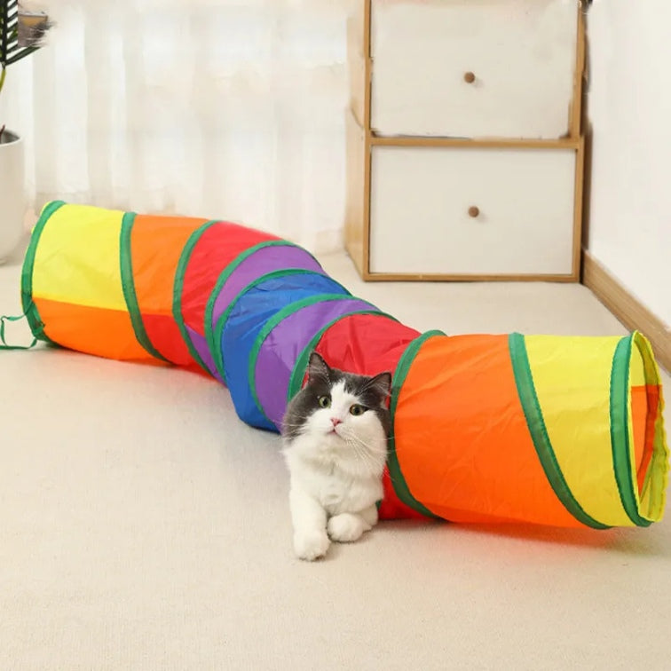 tunnel chat jouet et refuge pour relaxation